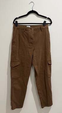 Wilfred Free Modern Cargo Pant Brown Size 10
